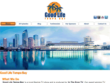 Tablet Screenshot of goodlifetampabay.com